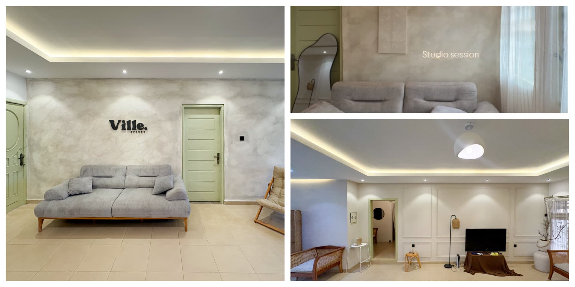 Main studio space with natural lighting
